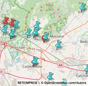 Mappa Via dei Mille, 25086 Rezzato BS, Italia (5.543)