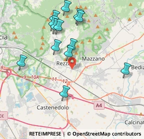 Mappa Via dei Mille, 25086 Rezzato BS, Italia (4.13538)