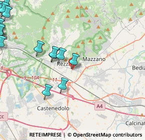 Mappa Via dei Mille, 25086 Rezzato BS, Italia (6.769)