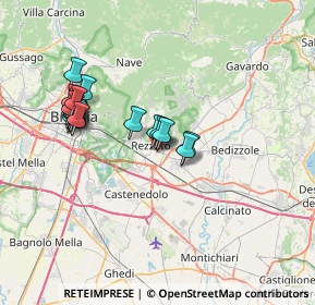 Mappa Via dei Mille, 25086 Rezzato BS, Italia (6.8455)