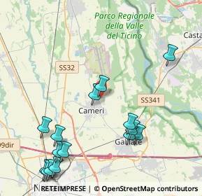 Mappa Strada Privata delle Camelie, 28062 Cameri NO, Italia (5.06733)