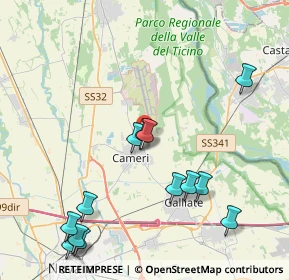 Mappa Strada Privata delle Camelie, 28062 Cameri NO, Italia (4.73385)