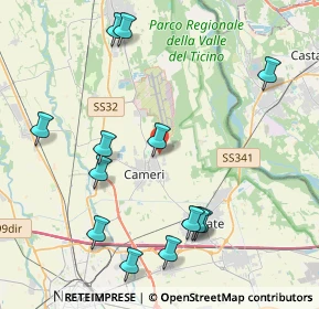 Mappa Strada Privata delle Camelie, 28062 Cameri NO, Italia (4.71769)