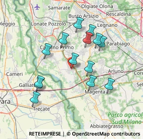 Mappa Via San Fermo, 20012 Cuggiono MI, Italia (6.77714)