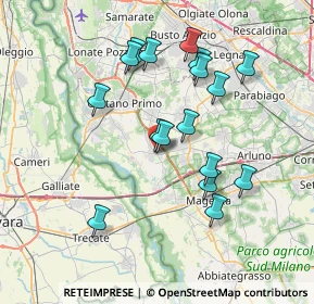 Mappa Via San Fermo, 20012 Cuggiono MI, Italia (6.99)