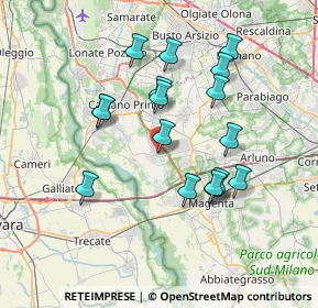 Mappa Via San Fermo, 20012 Cuggiono MI, Italia (6.72059)