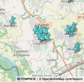 Mappa Via San Fermo, 20012 Cuggiono MI, Italia (1.76625)