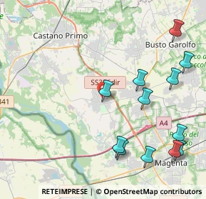 Mappa Via San Fermo, 20012 Cuggiono MI, Italia (5.015)