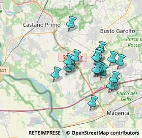 Mappa Via San Fermo, 20012 Cuggiono MI, Italia (3.073)