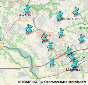 Mappa Via San Fermo, 20012 Cuggiono MI, Italia (4.576)