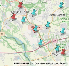 Mappa Via San Fermo, 20012 Cuggiono MI, Italia (4.98333)