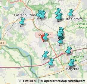 Mappa Via San Fermo, 20012 Cuggiono MI, Italia (4.006)