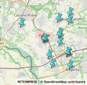 Mappa Via San Fermo, 20012 Cuggiono MI, Italia (3.84429)