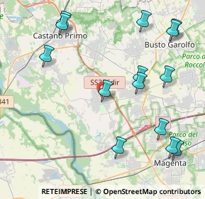 Mappa Via San Fermo, 20012 Cuggiono MI, Italia (4.98357)