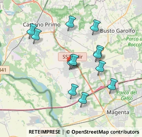 Mappa Via San Fermo, 20012 Cuggiono MI, Italia (3.3925)