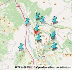 Mappa Via Olmetto, 10013 Borgofranco d'Ivrea TO, Italia (3.265)