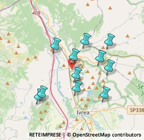 Mappa Via Olmetto, 10013 Borgofranco d'Ivrea TO, Italia (3.26727)