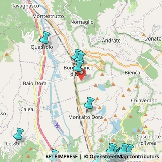 Mappa Via Olmetto, 10013 Borgofranco d'Ivrea TO, Italia (3.8615)