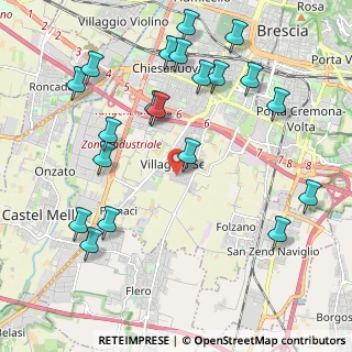 Mappa Traversa Ottava Villaggio Sereno, 25125 Brescia BS, Italia (2.417)