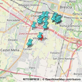 Mappa Traversa Ottava Villaggio Sereno, 25125 Brescia BS, Italia (1.8805)