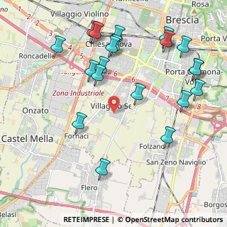 Mappa Traversa Ottava Villaggio Sereno, 25125 Brescia BS, Italia (2.409)