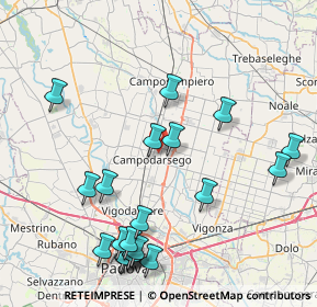 Mappa Via Madonnetta, 35011 Campodarsego PD, Italia (9.4085)