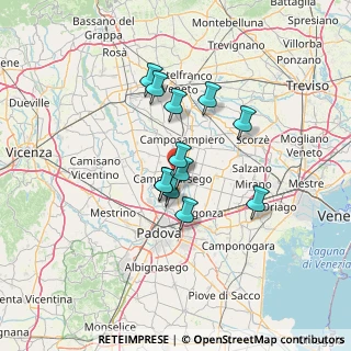Mappa Via Madonnetta, 35011 Campodarsego PD, Italia (9.8225)
