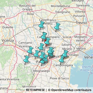 Mappa Via Madonnetta, 35011 Campodarsego PD, Italia (11.385)