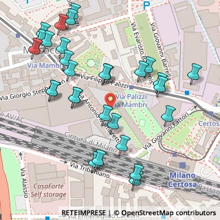 Mappa Via Mambretti Antonio, 20157 Milano MI, Italia (0.14966)