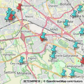 Mappa Via Giovanni Boccaccio, 20016 Pero MI, Italia (3.615)