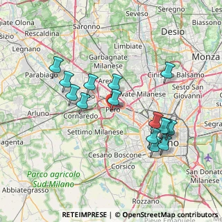 Mappa Via Giovanni Boccaccio, 20016 Pero MI, Italia (7.23933)