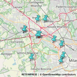 Mappa Via Giovanni Boccaccio, 20016 Pero MI, Italia (3.96091)