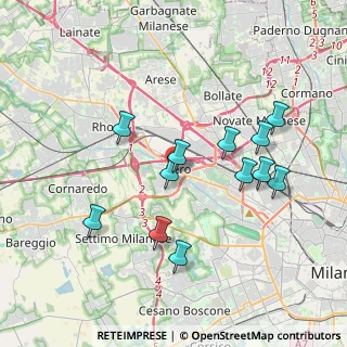 Mappa Via Giovanni Boccaccio, 20016 Pero MI, Italia (3.57417)