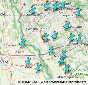 Mappa Via Concordato, 20012 Cuggiono MI, Italia (9.7525)