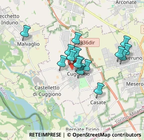 Mappa Via Concordato, 20012 Cuggiono MI, Italia (1.38733)