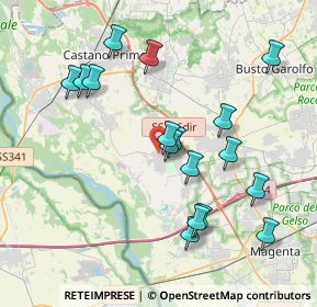 Mappa Via Concordato, 20012 Cuggiono MI, Italia (3.87235)