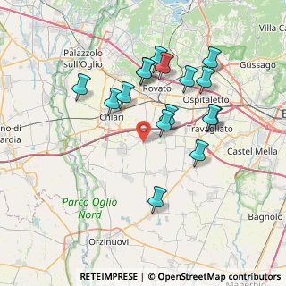Mappa Via Pagani, 25030 Castrezzato BS, Italia (7.04438)