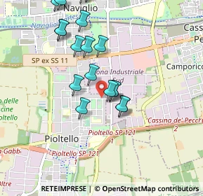 Mappa Via Giorgio Bizet, 20096 Pioltello MI, Italia (1.0425)