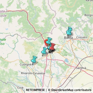 Mappa Via Mario Clemente, 10013 Borgofranco d'Ivrea TO, Italia (8.24364)