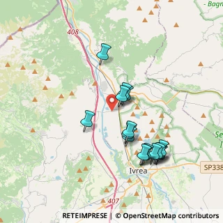 Mappa Via Mario Clemente, 10013 Borgofranco d'Ivrea TO, Italia (3.61)