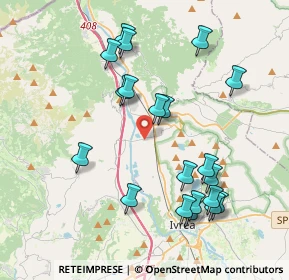 Mappa Via Mario Clemente, 10013 Borgofranco d'Ivrea TO, Italia (4.099)