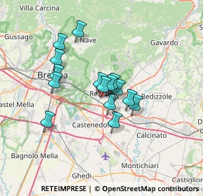 Mappa Via Alessandro Manzoni, 25086 Rezzato BS, Italia (5.06467)