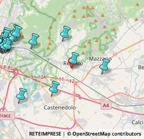 Mappa Via Alessandro Manzoni, 25086 Rezzato BS, Italia (6.4395)