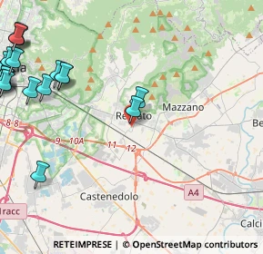 Mappa Via Alessandro Manzoni, 25086 Rezzato BS, Italia (6.543)