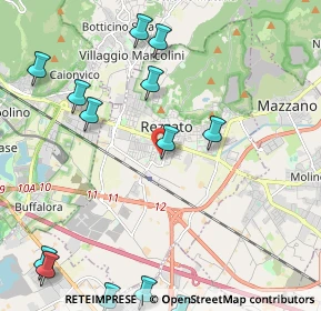 Mappa Via Alessandro Manzoni, 25086 Rezzato BS, Italia (2.87571)