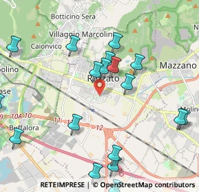 Mappa Via Alessandro Manzoni, 25086 Rezzato BS, Italia (2.5515)