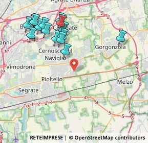 Mappa Via Ettore Majorana, 20051 Cassina De' Pecchi MI, Italia (4.73625)