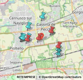 Mappa Via Ettore Majorana, 20051 Cassina De' Pecchi MI, Italia (1.54769)