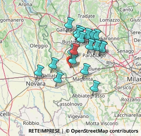 Mappa Via Antonio Pellegatta, 20012 Cuggiono MI, Italia (10.8105)