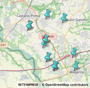 Mappa Via Antonio Pellegatta, 20012 Cuggiono MI, Italia (3.78333)